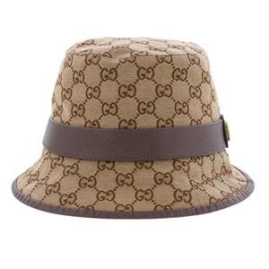 Gucci GG Fedora Hat Brown Gloves AB